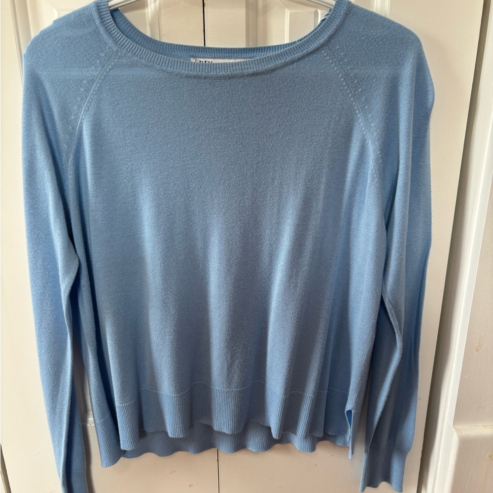 Zara Sky Blue Knit Top